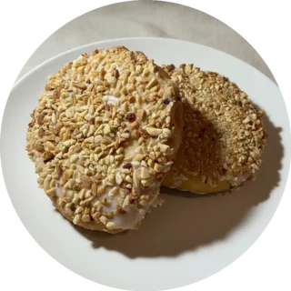 Nutty Fried Cinnamon Roll