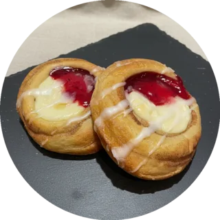 Raspberry Cream Cheese Danish