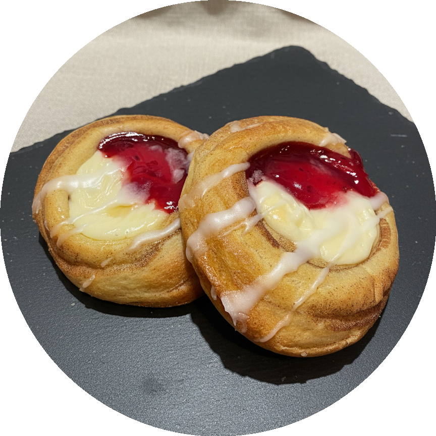 Raspberry Cream Cheese Danish