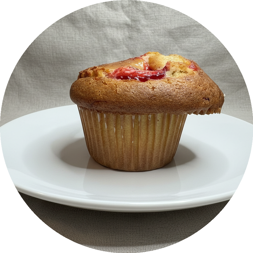 Raspberry Cream Cheese Muffin