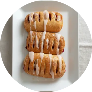 Strawberry & Cream Cheese Croissants